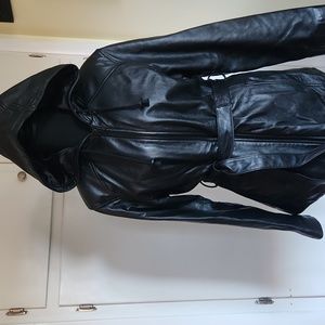 Women's leather jacket